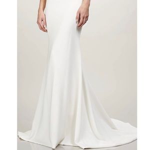🕊️ Theia - Dakota long, soft white bridal skirt